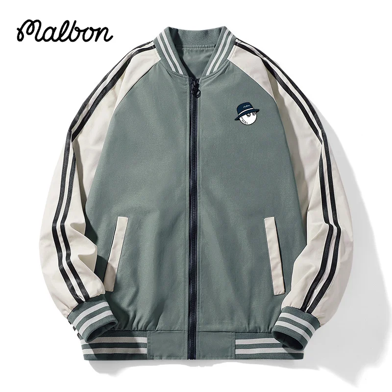 Malbon Men's Golf Coat Spring Autumn/Winter New Korean Edition Trend Warm Round Neck Work Jacket Male Casual Top Baseball Jacket
Malbon Men's Golf Coat Spring Autumn/Winter New Korean Edition Trend Warm Round Neck Work Jacket Male Casual Top Baseball Jacket