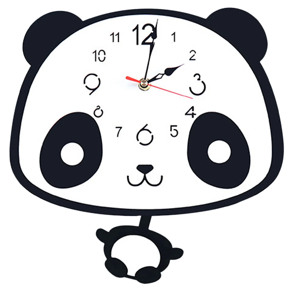 Bedroom Wall Clock Operated Wall Clock Hanging Panda Shaped Wall Clock without
Bedroom Wall Clock Operated Wall Clock Hanging Panda Shaped Wall Clock without
