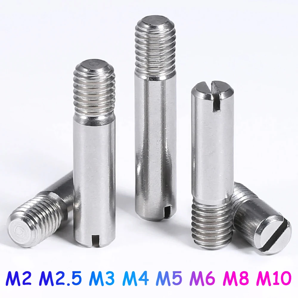 304 Stainless Steel One-Word Groove External Thread Cylindrical Pin Positioning Pin Slotted Pin Screw M2 M2.5 M3 M4 M5 M6 M8 M10
304 Stainless Steel One-Word Groove External Thread Cylindrical Pin Positioning Pin Slotted Pin Screw M2 M2.5 M3 M4 M5 M6 M8 M10