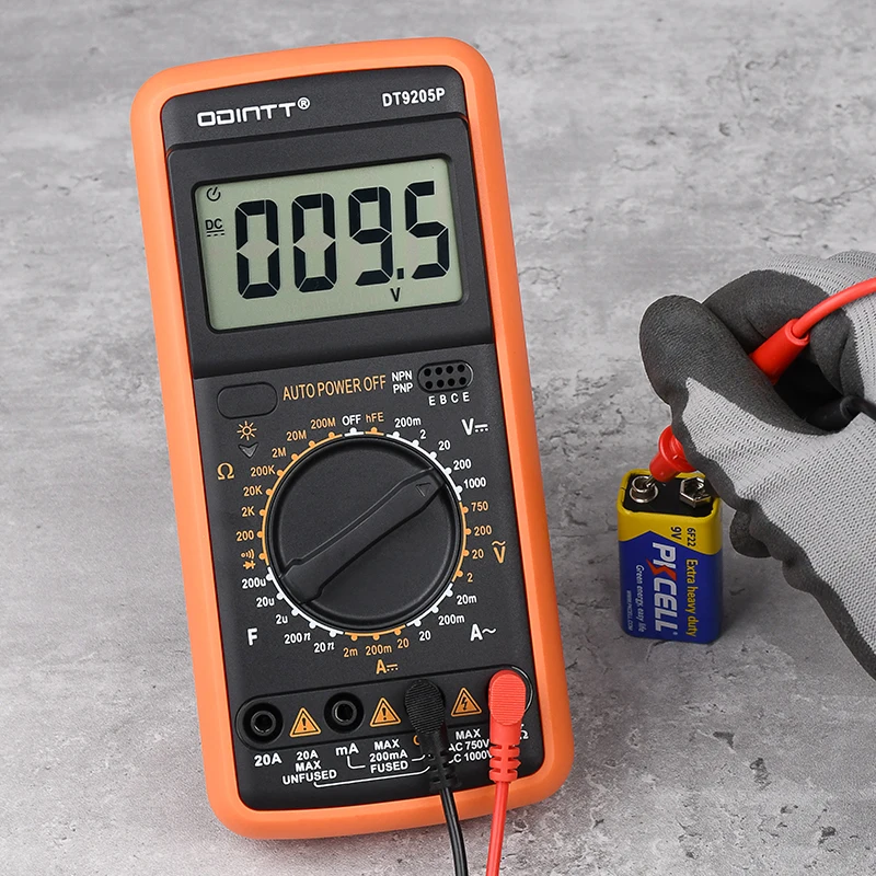 Capacitance Hfe Tester Tools Multimet Ohm Electrician Voltage Current Diode Digital Continuity Meter Multimeter
Capacitance Hfe Tester Tools Multimet Ohm Electrician Voltage Current Diode Digital Continuity Meter Multimeter