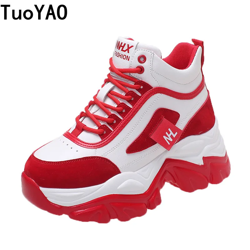 Women Chunky Sneakers Hidden Heels Ladies Wedge Casual Shoes High Platform Autumn Breathable Leather Shoe Women 7CM Dad Sneakers
Women Chunky Sneakers Hidden Heels Ladies Wedge Casual Shoes High Platform Autumn Breathable Leather Shoe Women 7CM Dad Sneakers