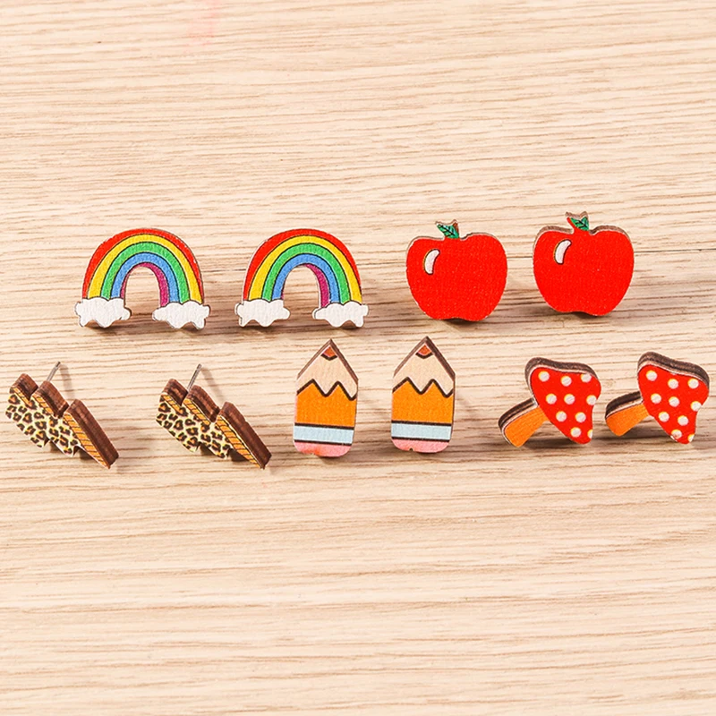 20pcs Wood Rainbow Mushroom Stud Earrings Pins Needles for DIY Jewelry Making Earrings Crafts Accessories
20pcs Wood Rainbow Mushroom Stud Earrings Pins Needles for DIY Jewelry Making Earrings Crafts Accessories