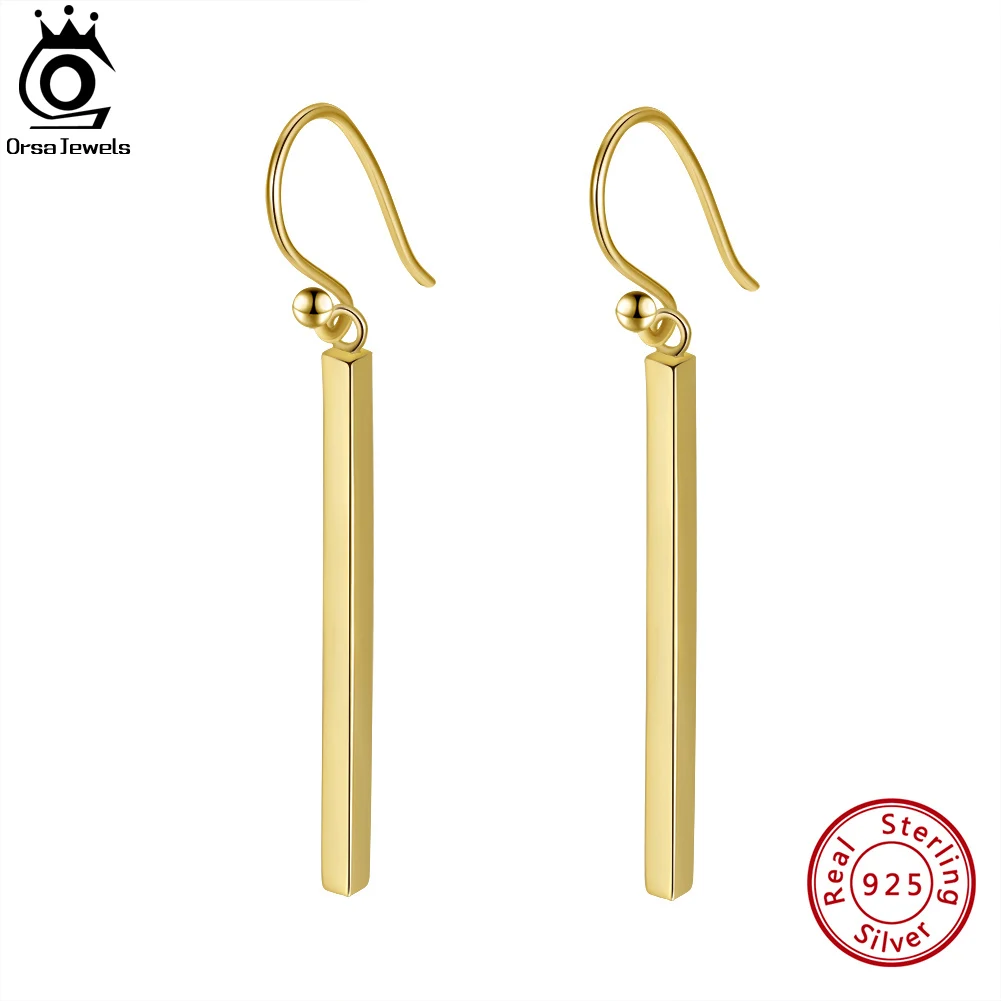 Женские серьги-подвески в минималистском стиле ORSA JEWELS из стерлингового серебра 925 пробы, Подарочные ювелирные украшения APE54
Женские серьги-подвески в минималистском стиле ORSA JEWELS из стерлингового серебра 925 пробы, Подарочные ювелирные украшения APE54