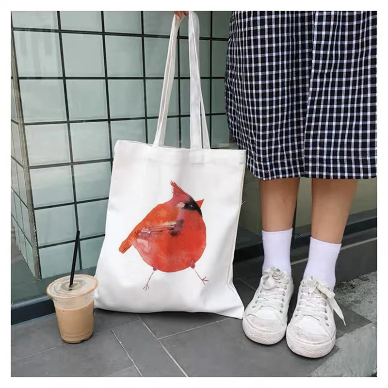 Fashion Large Capacity Ladies Shopping Bag White Cartoon Animal Pattern Series Ecological Shopping Shoulder Bag Fashion Fun Prin
Fashion Large Capacity Ladies Shopping Bag White Cartoon Animal Pattern Series Ecological Shopping Shoulder Bag Fashion Fun Prin
