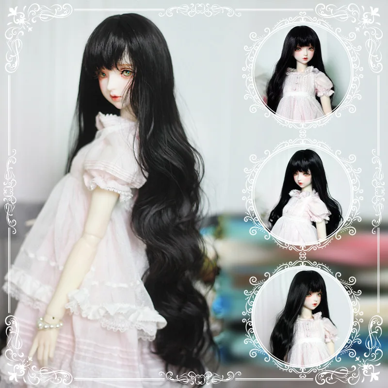 Парик для куклы 30/45/60 см, для шарнирных кукол 1/3/1/4/1/6/DD/MDD/SD, черный, с длинными вьющимися волосами, для смены платья, «сделай сам», для девочек, детские игрушки, аксессуары
Парик для куклы 30/45/60 см, для шарнирных кукол 1/3/1/4/1/6/DD/MDD/SD, черный, с длинными вьющимися волосами, для смены платья, «сделай сам», для девочек, детские игрушки, аксессуары