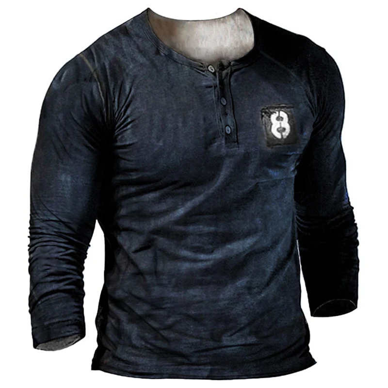 2022 Vintage Men's Tee Shirt O-neck Long Sleeve Tee &Tops Stylish Slim Buttons T-shirt Spring Summer Casual Solid Male Clothing
2022 Vintage Men's Tee Shirt O-neck Long Sleeve Tee &Tops Stylish Slim Buttons T-shirt Spring Summer Casual Solid Male Clothing