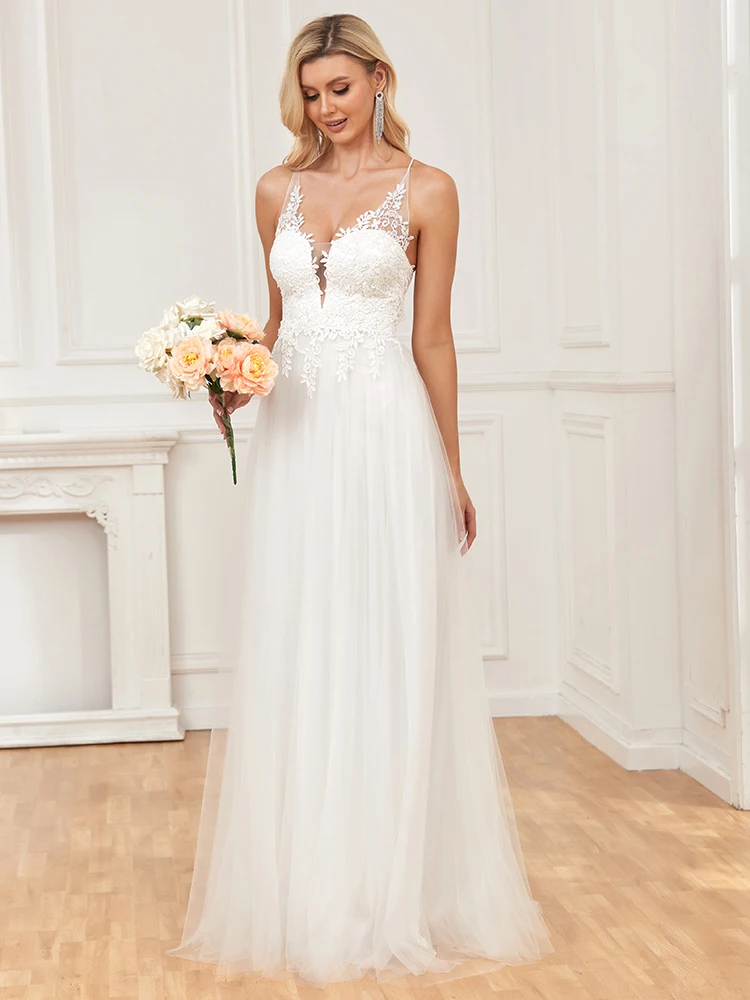 Lucyinlove Luxury Chiffon Tulle Evening Dress V Neck Wedding Dress White Ivory Sexy A Line Backless Bridal Gown Vestido De Noiva
Lucyinlove Luxury Chiffon Tulle Evening Dress V Neck Wedding Dress White Ivory Sexy A Line Backless Bridal Gown Vestido De Noiva