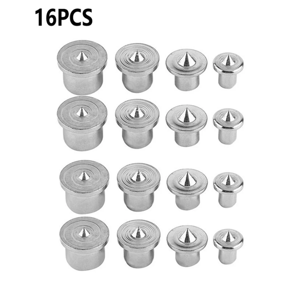 Universal Dowel Center Point A3Chrome Plating 6mm 8mm 10mm 12mm Silver Wood Drill 16pcs/Set Furniture Positioning Brand New
Universal Dowel Center Point A3Chrome Plating 6mm 8mm 10mm 12mm Silver Wood Drill 16pcs/Set Furniture Positioning Brand New