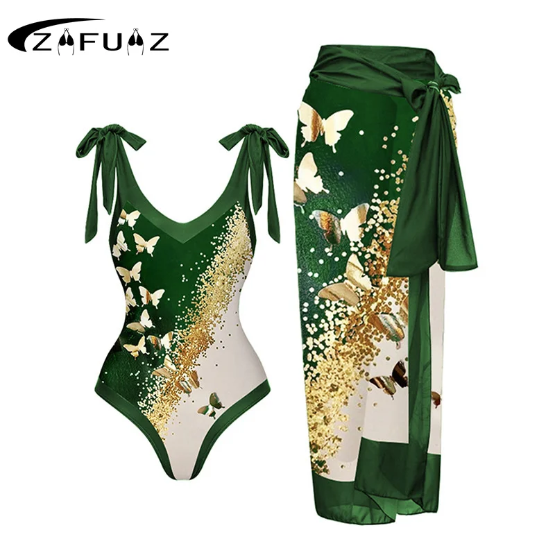 ZAFUAZ Vintage One-piece Swimsuit Sexy Printed Bikini Sets Beach Dress Cover Up Holiday Bathing Suit Deep-V Beachwear Surf Wear
ZAFUAZ Vintage One-piece Swimsuit Sexy Printed Bikini Sets Beach Dress Cover Up Holiday Bathing Suit Deep-V Beachwear Surf Wear