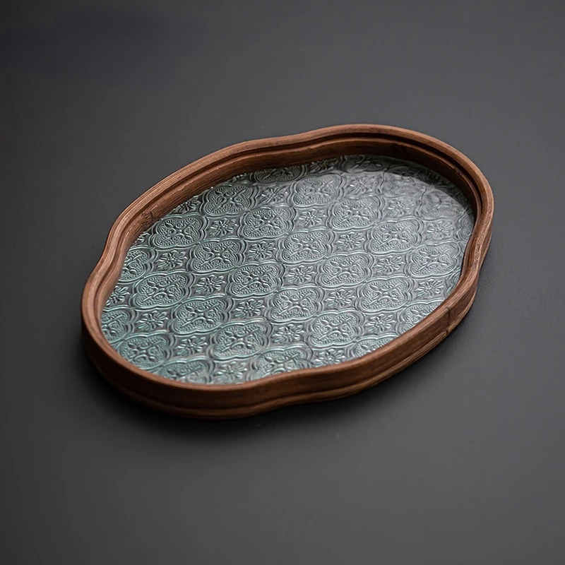Chinese Glass Valet Tea Tray Dry Fruit Serving Desk Storage Tea Tray Luxury Vassoi Da Portata Bamboo Kitchen Accessories YY50TT
Chinese Glass Valet Tea Tray Dry Fruit Serving Desk Storage Tea Tray Luxury Vassoi Da Portata Bamboo Kitchen Accessories YY50TT