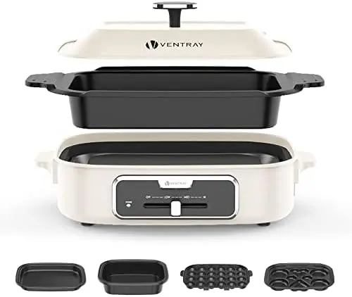 Grill Griddle Grill Appliance Portable Compact Korean BBQ Grill with Removable Plate,Lid, Nonstick Cooking Surface, Quick Heat U
Grill Griddle Grill Appliance Portable Compact Korean BBQ Grill with Removable Plate,Lid, Nonstick Cooking Surface, Quick Heat U