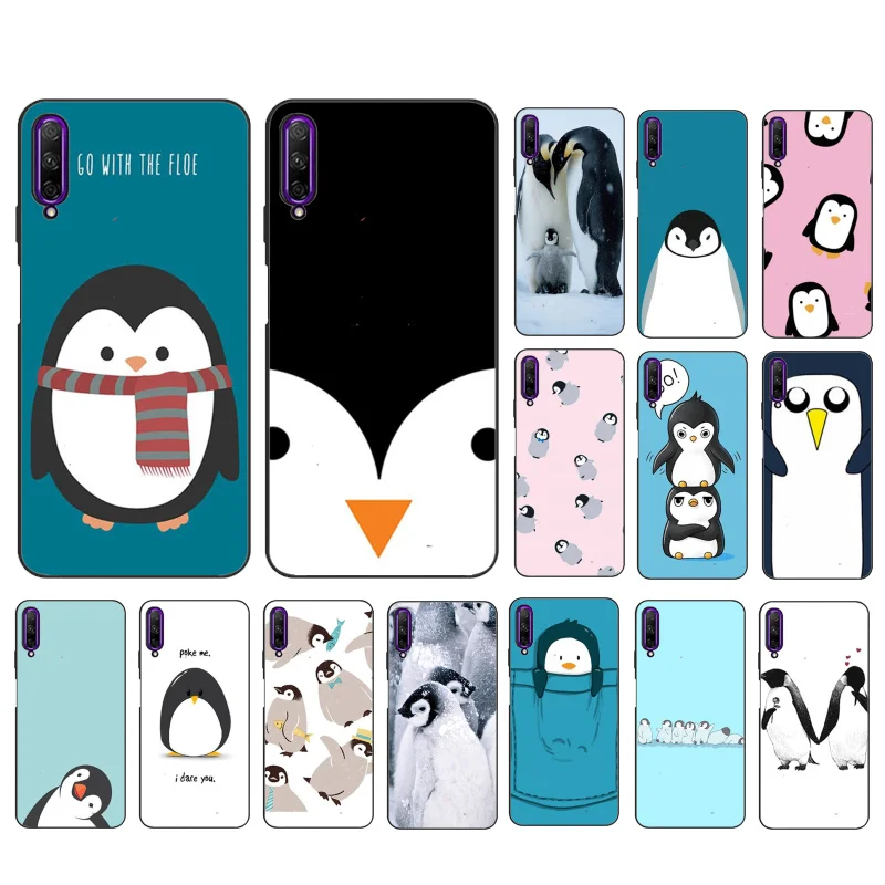 

Cute Lovely Penguin Phone Case for Huawei P50 Pro P30 P40 Lite P40Pro P20 lite P10 Plus Mate 20 Pro Mate20 X