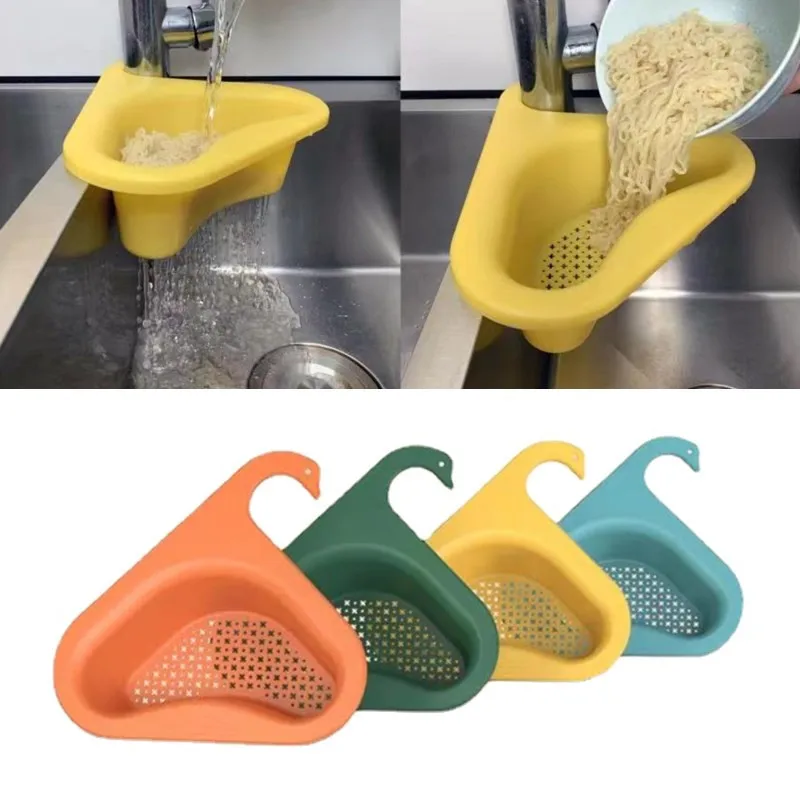Kitchen Sink Strainer Leftover Drain Basket Soup Garbage Filter Multifunctional Hanging Drainer Rack Fruit Vegetable Drainer
Kitchen Sink Strainer Leftover Drain Basket Soup Garbage Filter Multifunctional Hanging Drainer Rack Fruit Vegetable Drainer
