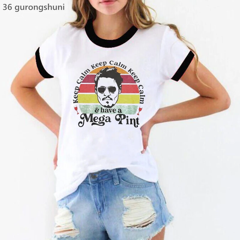 2022 Keep Calm Have A Mega Pint Graphic Print Tshirts Women Summer Short Sleeve T Shirt Femme Harajuku Shirt Cool T-Shirt Female
2022 Keep Calm Have A Mega Pint Graphic Print Tshirts Women Summer Short Sleeve T Shirt Femme Harajuku Shirt Cool T-Shirt Female