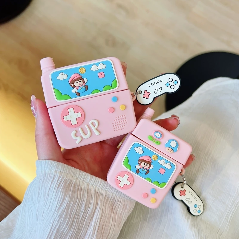Cute Cartoon Game Machine Pattern Cases For AirPods 1 2 Pro Case Soft Silicone Bluetooth Earphone Charging Box For Air Pods 1 3
Cute Cartoon Game Machine Pattern Cases For AirPods 1 2 Pro Case Soft Silicone Bluetooth Earphone Charging Box For Air Pods 1 3
