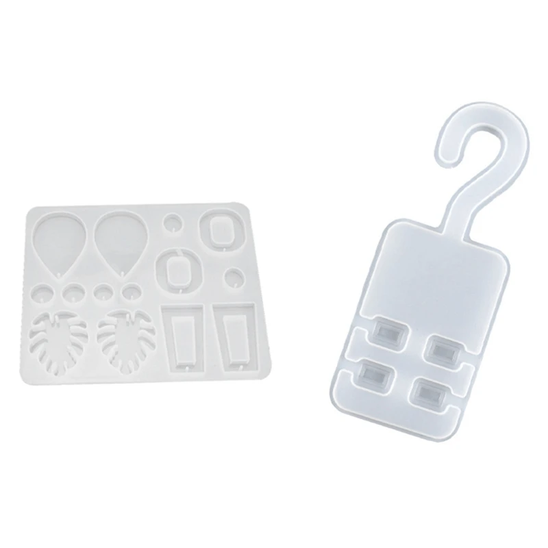 2 Pcs Silicone Mold: 1 Pcs Car Multifunctional Hook Silicone Mold & 1 Pcs Handmade Dangle Eearrings Silicone Mold
2 Pcs Silicone Mold: 1 Pcs Car Multifunctional Hook Silicone Mold & 1 Pcs Handmade Dangle Eearrings Silicone Mold