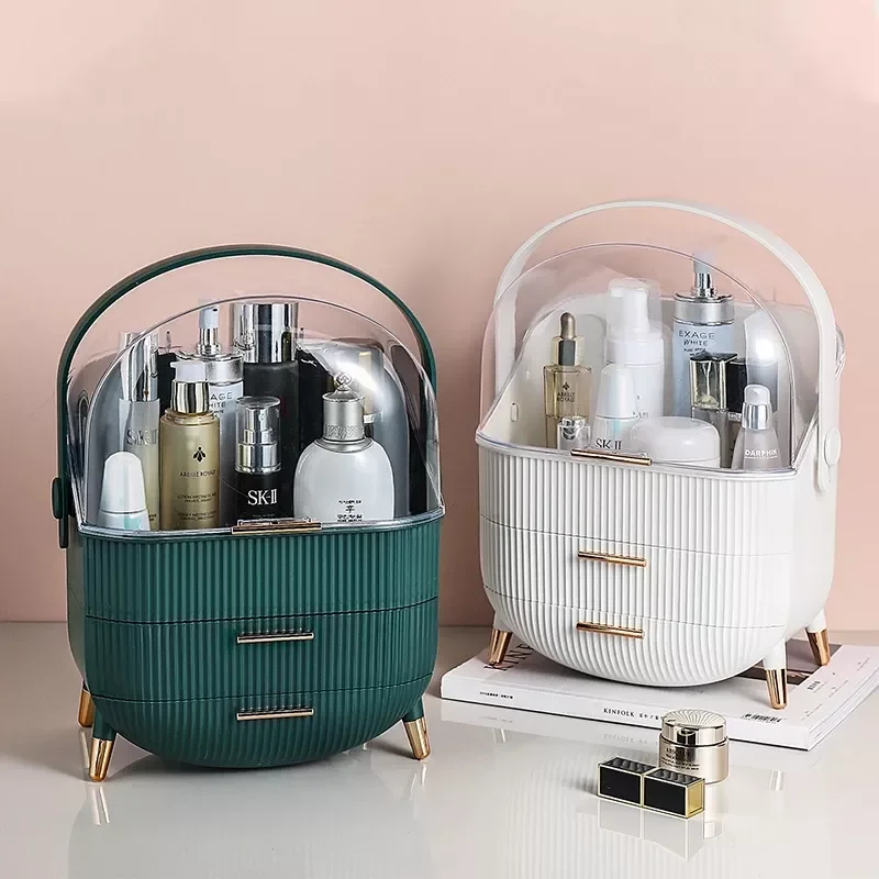 Fashion Big Capacity Cosmetic Storage Box Waterproof Dustproof Bathroom Desktop Beauty Makeup Organizer Skin Care Storage Drawer
Fashion Big Capacity Cosmetic Storage Box Waterproof Dustproof Bathroom Desktop Beauty Makeup Organizer Skin Care Storage Drawer