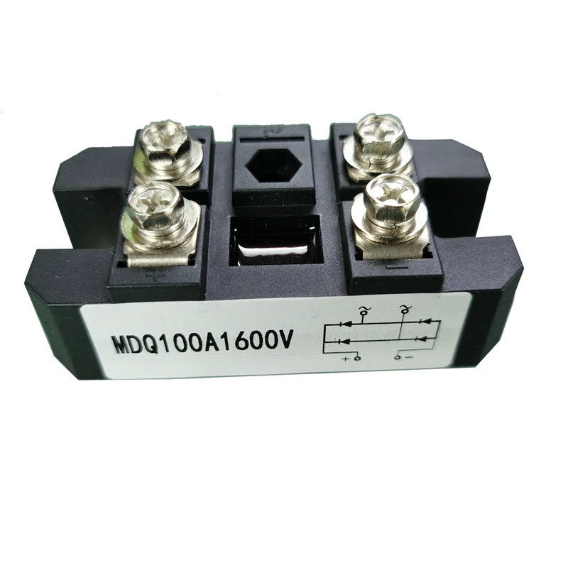 MDQ 100A-1600V Black Single-Phase Diode Bridge Rectifier 100A Amp High Power 1600V
MDQ 100A-1600V Black Single-Phase Diode Bridge Rectifier 100A Amp High Power 1600V