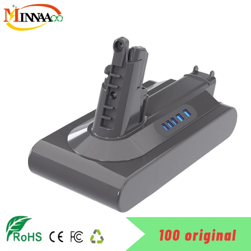 2023 Upgrade 21.6V Batterie for Dyson V6 V7 V8 V10 Series SV12 DC62 SV11 sv10 Handheld Vacuum Cleaner Spare battery
2023 Upgrade 21.6V Batterie for Dyson V6 V7 V8 V10 Series SV12 DC62 SV11 sv10 Handheld Vacuum Cleaner Spare battery