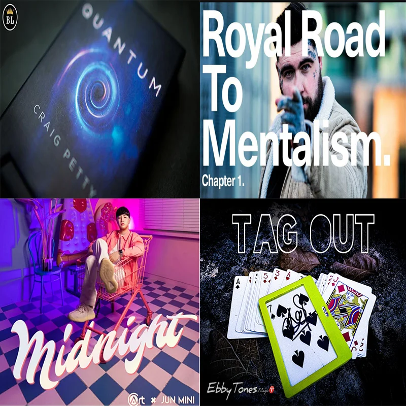 Tag out by Ebbytones | Quantum Deck by Craig | Midnight by Jun Mini | Royal Road to Mentalism by Peter Turner Magic Trick
Tag out by Ebbytones | Quantum Deck by Craig | Midnight by Jun Mini | Royal Road to Mentalism by Peter Turner Magic Trick