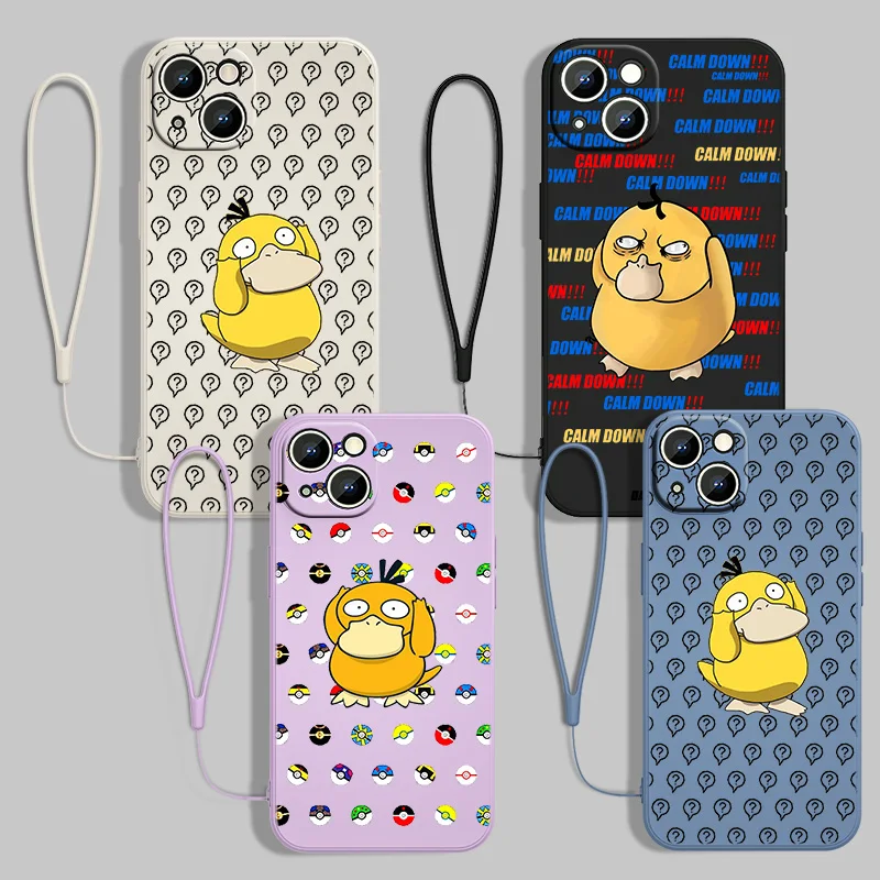 Psyduck Cute For Apple iPhone 13 12 11 Pro Max mini XS XR X 8 7 6S 6 Plus Liquid Rope With Lanyard Phone Case
Psyduck Cute For Apple iPhone 13 12 11 Pro Max mini XS XR X 8 7 6S 6 Plus Liquid Rope With Lanyard Phone Case