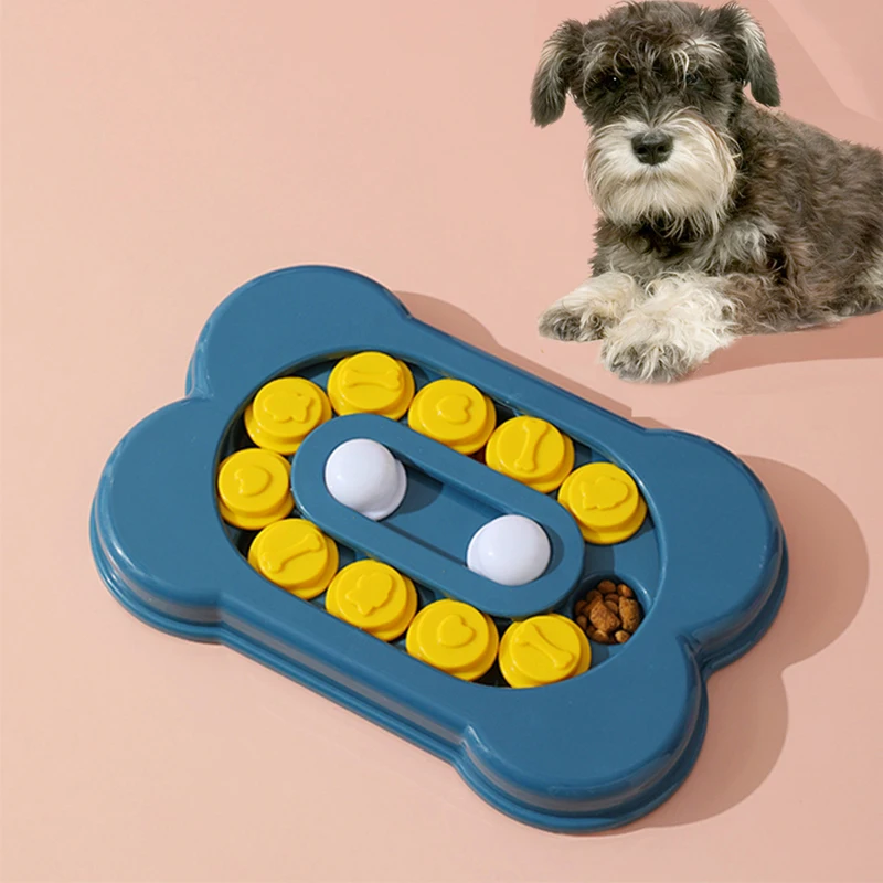 Dog Puzzle Toys Bone Turntable Slow Feeder Educational Toy Interactive Food Bowl Slowly Eating Bowl Pet Cat Dogs Training Game
Dog Puzzle Toys Bone Turntable Slow Feeder Educational Toy Interactive Food Bowl Slowly Eating Bowl Pet Cat Dogs Training Game