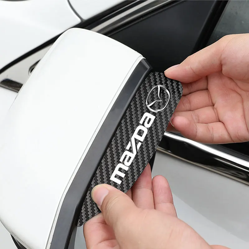 2 шт. автомобильные дождевики из углеродного волокна для Mazda 3 6 | Автомобили и