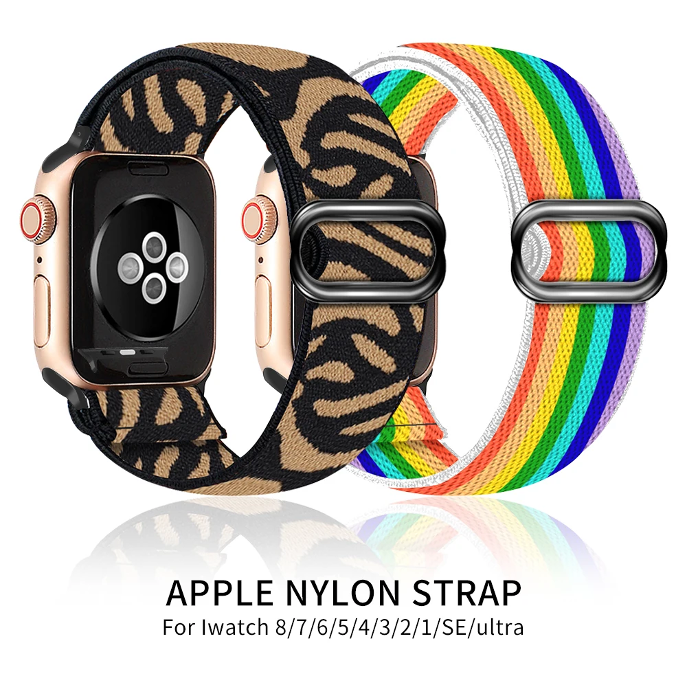 Nylon Strap For Apple Watch Band 45mm 44mm 41mm 40mm 42mm 38mm 49mm Correa Leopard Bracelet iWatch Series Ultra 3 4 5 6 SE 7 8
Nylon Strap For Apple Watch Band 45mm 44mm 41mm 40mm 42mm 38mm 49mm Correa Leopard Bracelet iWatch Series Ultra 3 4 5 6 SE 7 8