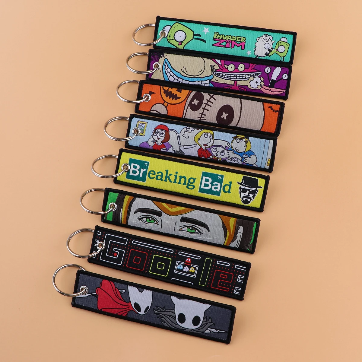Hollow Knight Cartoon Key Ring Embroidery Key Tag Key Fobs Holder for Motorcycles Keychain Fashion Jewelry Chaveiro
Hollow Knight Cartoon Key Ring Embroidery Key Tag Key Fobs Holder for Motorcycles Keychain Fashion Jewelry Chaveiro