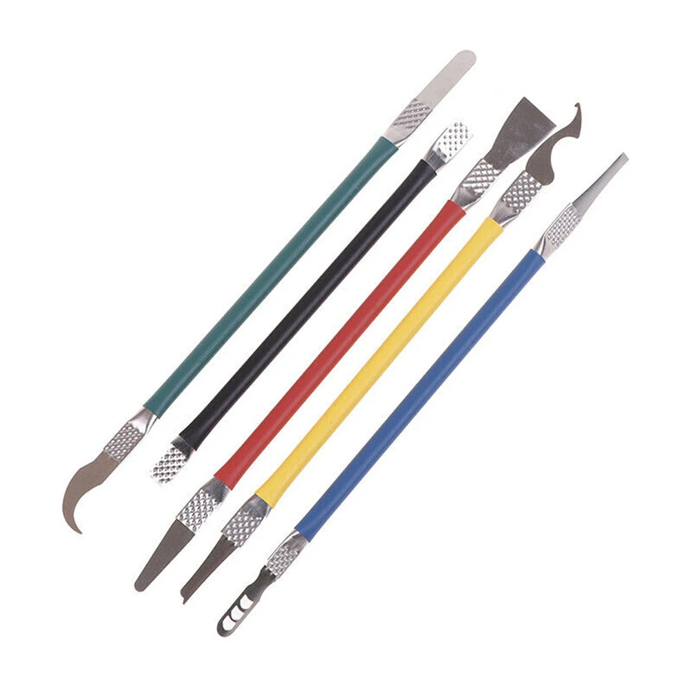 5Pcs Removal Crowbar Alloy Steel Chip Scraper Glue Removal Tool For BGA Repair Dismantling Phone CPU Chip Phone Repair
5Pcs Removal Crowbar Alloy Steel Chip Scraper Glue Removal Tool For BGA Repair Dismantling Phone CPU Chip Phone Repair