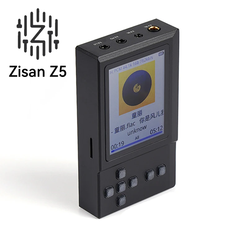 

Zisan Zishan Z5 ES9039 HiFi Audio MP3 Music Lossless Player USB DAC with LDAC APTX-HD Bluetooth WIFI DSD 3.5/2.5/4.4mm Balanced