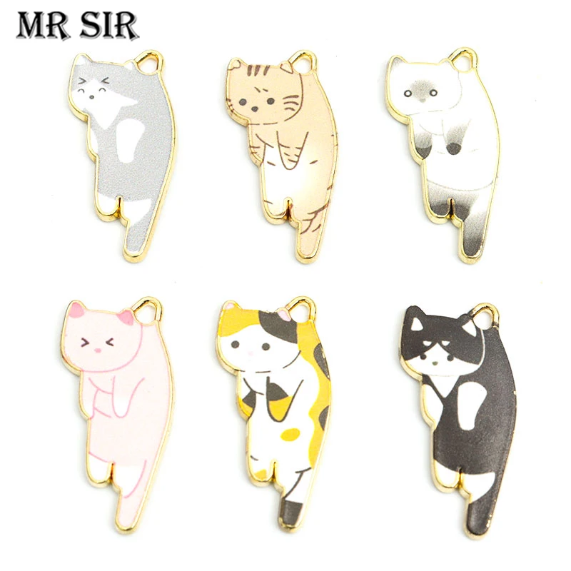 10pcs Cute Cats Enamel Charms Cartoon Animals Alloy Pendant for Jewelry Making Necklaces Earrings DIY Handmade Accessories Gifts
10pcs Cute Cats Enamel Charms Cartoon Animals Alloy Pendant for Jewelry Making Necklaces Earrings DIY Handmade Accessories Gifts
