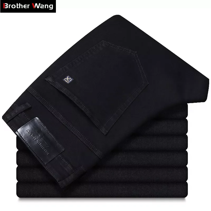 NEW IN Summer New Men's Black Straight Thin Jeans Advanced Stretch Loose Business Casual Trousers Male Brand Pants Plus Size
NEW IN Summer New Men's Black Straight Thin Jeans Advanced Stretch Loose Business Casual Trousers Male Brand Pants Plus Size