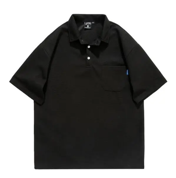 Summer Casual Men's Solid Color Short-Sleeved lapel-collar Loose T-Shirt ABD55 
Summer Casual Men's Solid Color Short-Sleeved lapel-collar Loose T-Shirt ABD55