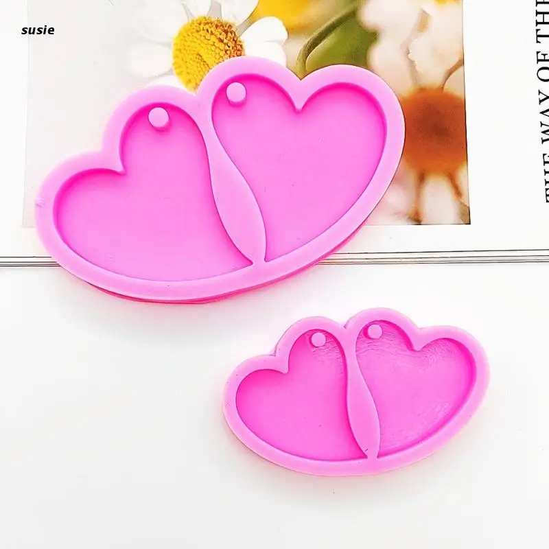 X7YA Silicone Pendant Mould Heart Shape Resin Moulds with Hanging Hole Jewelry Making
X7YA Silicone Pendant Mould Heart Shape Resin Moulds with Hanging Hole Jewelry Making