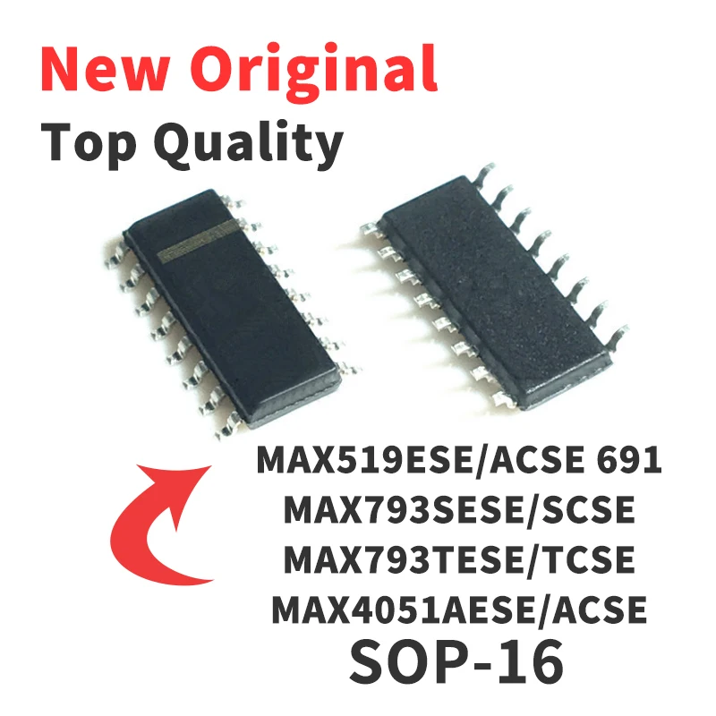 5 шт. MAX519ESE MAX691ESE MAX793TESE MAX793SESE MAX4051AESE ACSE SESE SCSE TESE TCSE SOP-16 чип IC новый оригинальный
5 шт. MAX519ESE MAX691ESE MAX793TESE MAX793SESE MAX4051AESE ACSE SESE SCSE TESE TCSE SOP-16 чип IC новый оригинальный