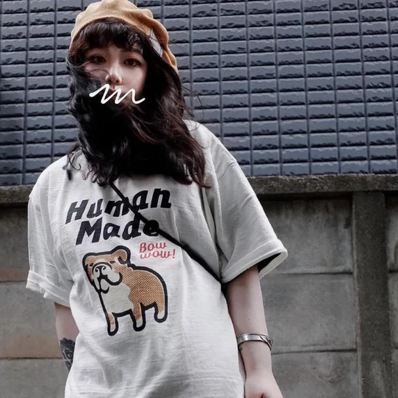 Японская Роскошная брендовая футболка в стиле Харадзюку Мужская с принтом