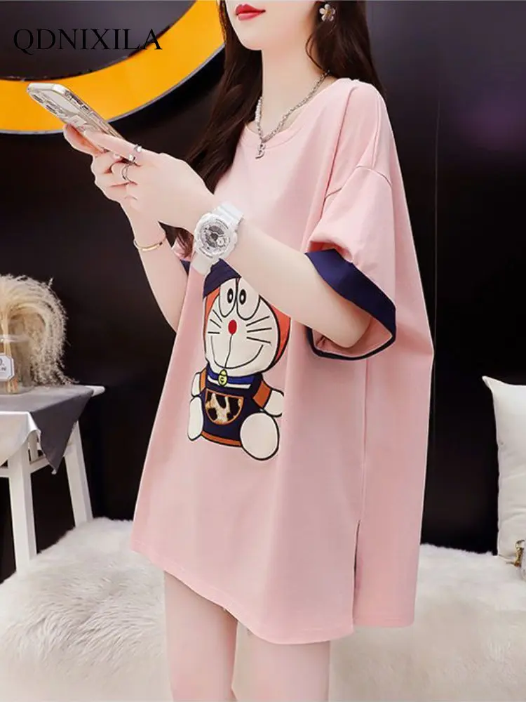 Women's T-shirt Kawaii Anime Graphic T Shirts One Pieces Short Sleeve Tee New Outerwear Top Women Print T-shirts Oversize
Women's T-shirt Kawaii Anime Graphic T Shirts One Pieces Short Sleeve Tee New Outerwear Top Women Print T-shirts Oversize