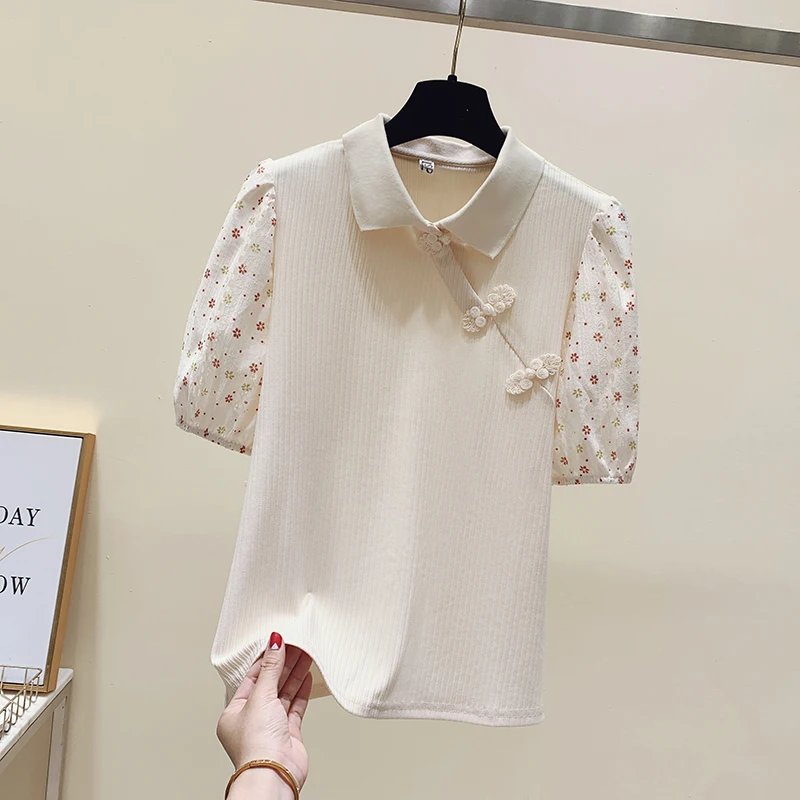 Slim Fit Printing Casual Shirt Chiffon Women's Blouse Summer Elegant 2022 Short Sleeve Top New Female Fashion Clothing
Slim Fit Printing Casual Shirt Chiffon Women's Blouse Summer Elegant 2022 Short Sleeve Top New Female Fashion Clothing