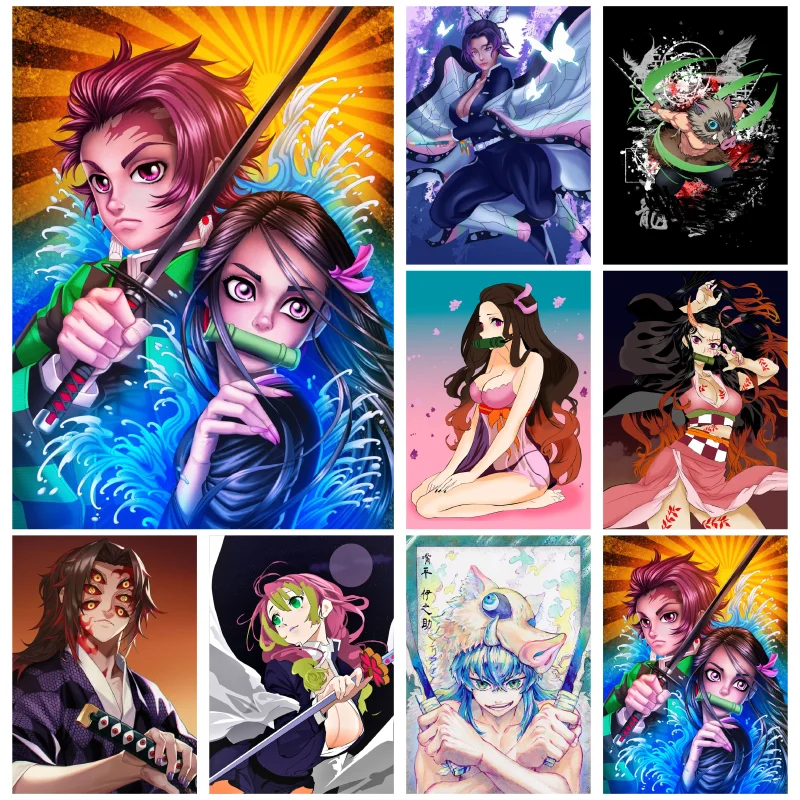 Anime Classic Japanese Demon Slayer Kamado Tanjirou Canvas Painting Posters Vintage Room Cafe Decor Aesthetic Art Wall Painting 
Anime Classic Japanese Demon Slayer Kamado Tanjirou Canvas Painting Posters Vintage Room Cafe Decor Aesthetic Art Wall Painting