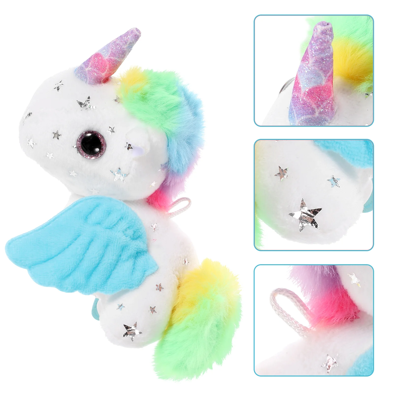 Small Unicorn-shaped Animal Decoration Pull Tail Wagging Key Pendant Decorative Animal-shaped Plush
Small Unicorn-shaped Animal Decoration Pull Tail Wagging Key Pendant Decorative Animal-shaped Plush