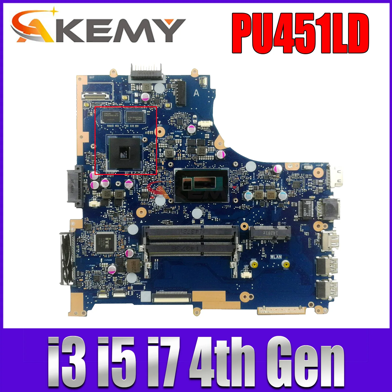 For Asus PU451LD PU451 PU451L Laptop Motherboard mainboard GT820M GPU Pentium CPU I3 I5 I7 CPU PU451LD motherboard
For Asus PU451LD PU451 PU451L Laptop Motherboard mainboard GT820M GPU Pentium CPU I3 I5 I7 CPU PU451LD motherboard