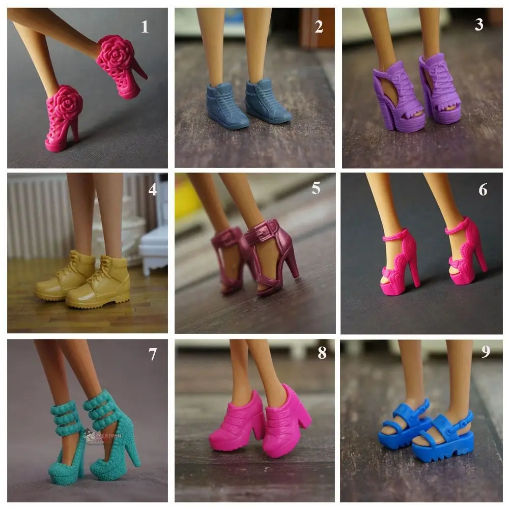 1 Pair 30cm Doll Shoes Fashion lls Accessories Plastic Doll Colorful High Heels Shoes
1 Pair 30cm Doll Shoes Fashion lls Accessories Plastic Doll Colorful High Heels Shoes