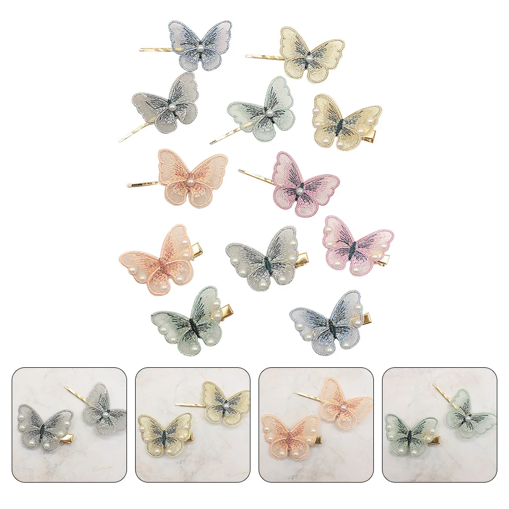 12 Pcs Pearl Barrettes Women Kawaii Hairpin Stich Gifts Vintage Korean Accessories Cute Retro Butterfly Clip
12 Pcs Pearl Barrettes Women Kawaii Hairpin Stich Gifts Vintage Korean Accessories Cute Retro Butterfly Clip