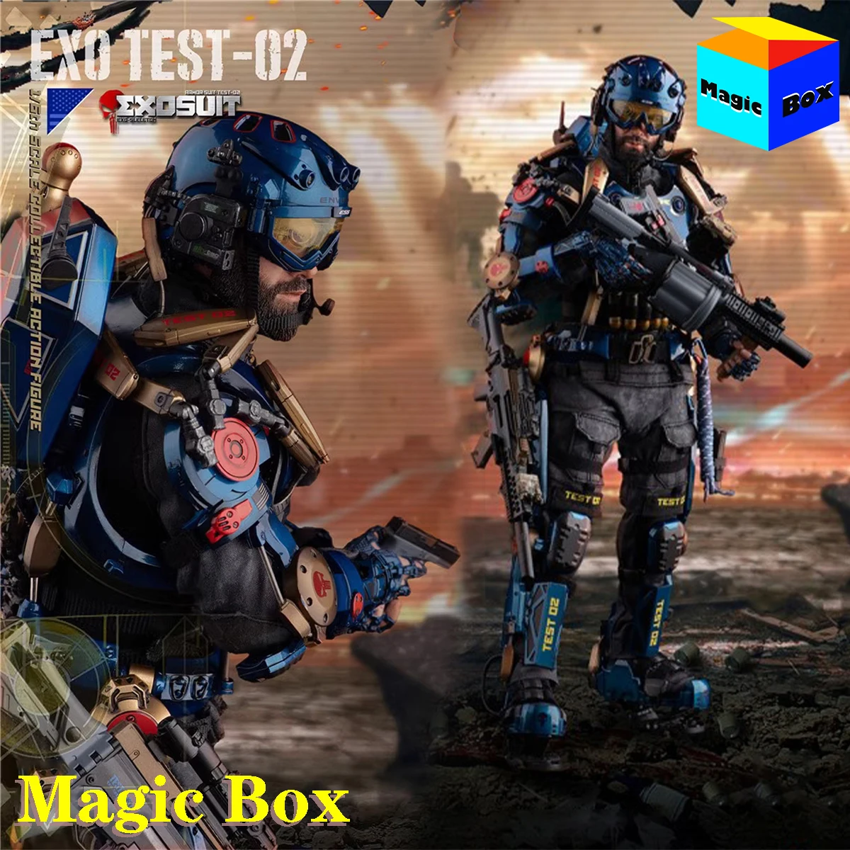 SoldierStory SS125 1/6 Future Warrior Mechanical Exoskeleton Armored Soldier Model Full Set 12" Prototype-02 Action Figure Doll
SoldierStory SS125 1/6 Future Warrior Mechanical Exoskeleton Armored Soldier Model Full Set 12" Prototype-02 Action Figure Doll
