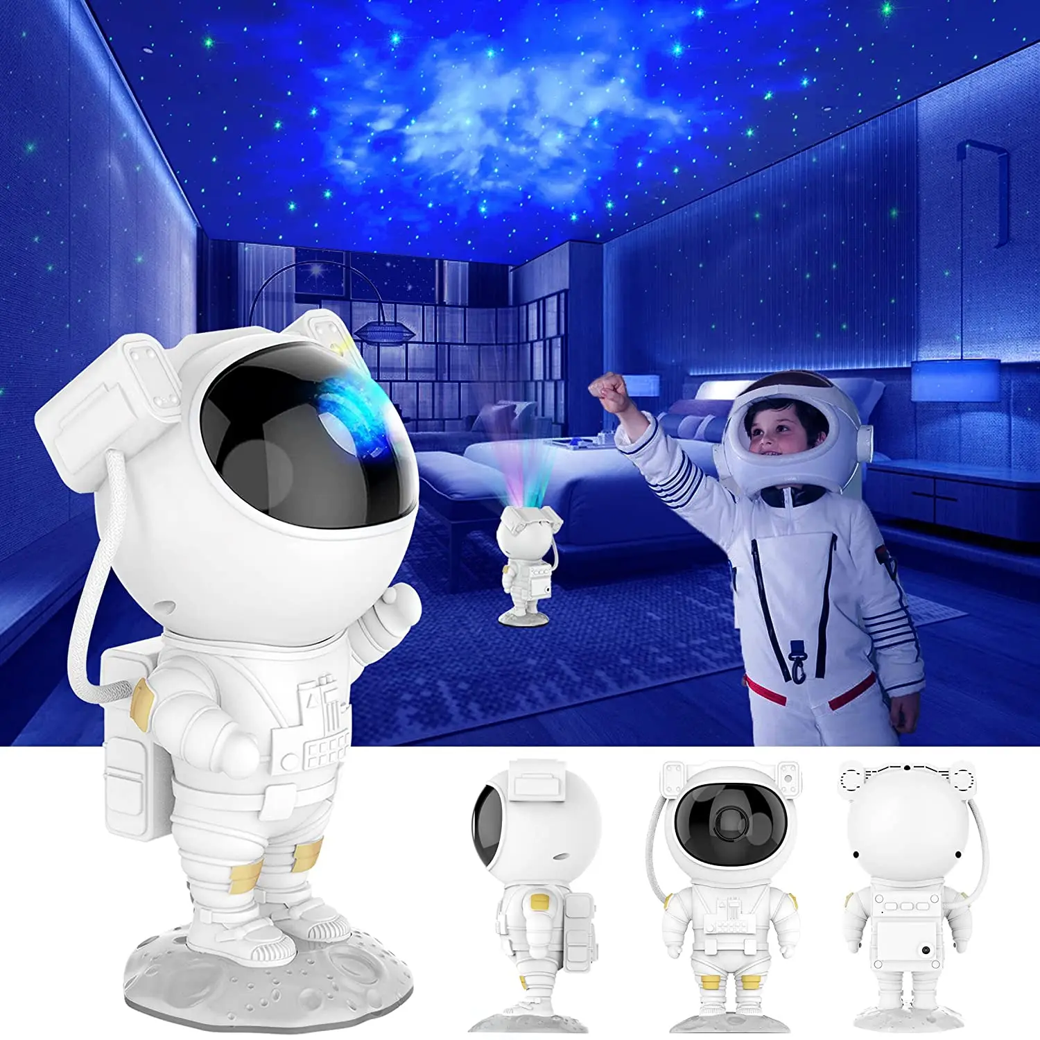 Astronaut LED Light Projector, Star Ceiling Night Light with Remote and Timer for Kids Bedroom Home Decorative Lighting Gifts
Astronaut LED Light Projector, Star Ceiling Night Light with Remote and Timer for Kids Bedroom Home Decorative Lighting Gifts