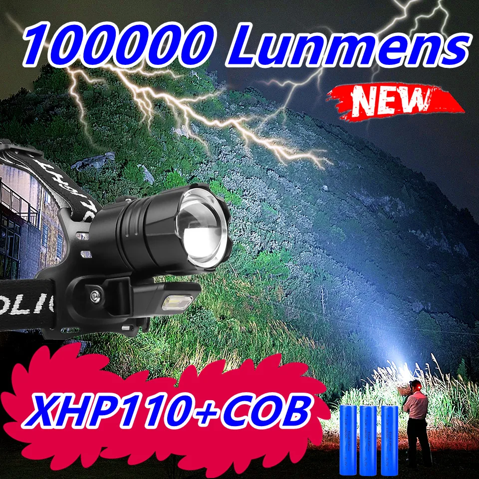 Brightest Aliexpress11.11 Led Headlamp 18650 XHP110 Led Headlight Rechargeable USB Head Flashlight XHP70 Zoom Head Torch Light
Brightest Aliexpress11.11 Led Headlamp 18650 XHP110 Led Headlight Rechargeable USB Head Flashlight XHP70 Zoom Head Torch Light