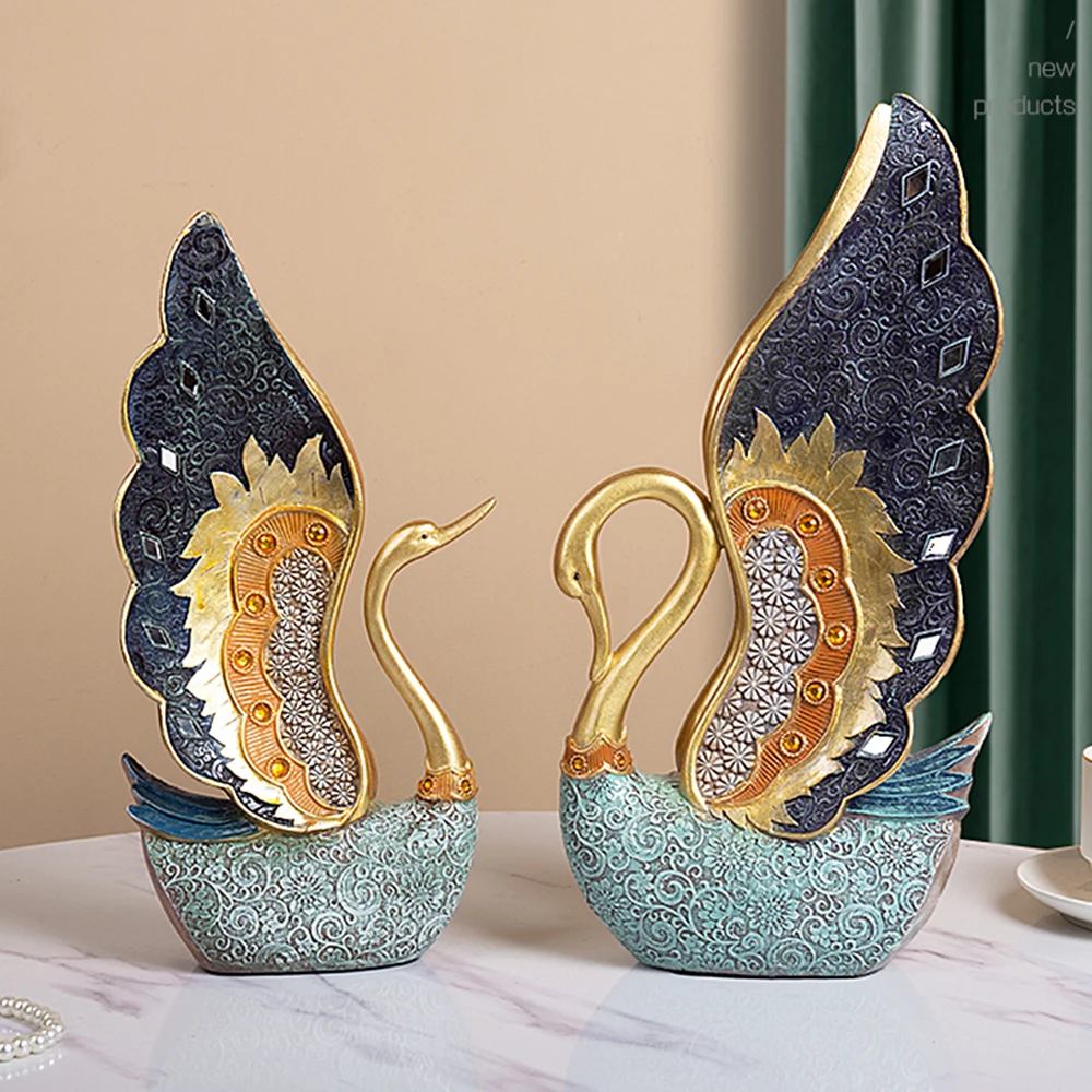 Nordic Golden Swan Miniature Sculpture Statue Figurine Living Room Ornaments Wedding Gift for Friend Home Decoration Accessories
Nordic Golden Swan Miniature Sculpture Statue Figurine Living Room Ornaments Wedding Gift for Friend Home Decoration Accessories