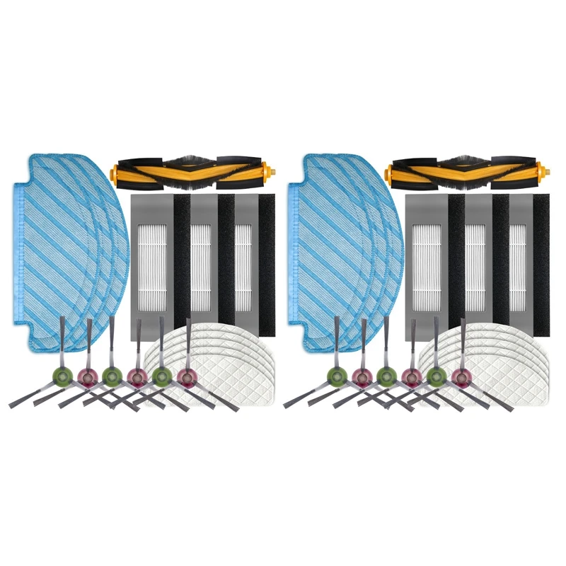 2X Filter Brush Mop Cloth Set For Ecovacs Deebot Ozmo T8 Vacuum Cleaner Parts For Floor Cleaning
2X Filter Brush Mop Cloth Set For Ecovacs Deebot Ozmo T8 Vacuum Cleaner Parts For Floor Cleaning