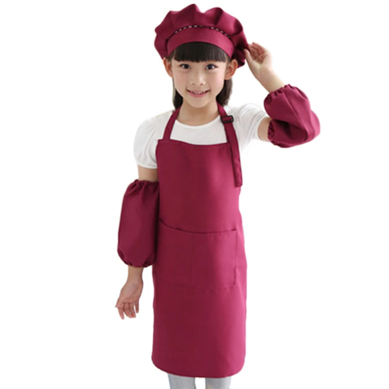 Kids Full Apron Bib Set With Pocket And Hat Sleeves Craft Kitchen Chef Cooking Art Children Diy Apparel
Kids Full Apron Bib Set With Pocket And Hat Sleeves Craft Kitchen Chef Cooking Art Children Diy Apparel